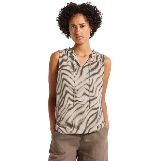 Street One Damen Chiffon Blusentop mit Print