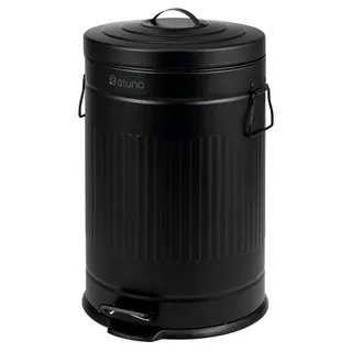 ELUNO Abfalleimer 20 l Schwarz