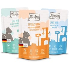 Bild MjAMjAM Mixpaket 12 x 125 Gramm Katzennassfutter Mixpaket IV mit Pute, Huhn und Ente/Geflügel