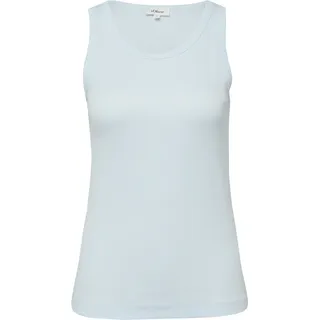 s.Oliver Geripptes Tanktop Blau 46