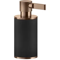 Gessi Inciso Stand-Seifenspender, Behälter schwarz matt, 58538, Farbe: Kupfer gebürstet PVD