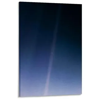 Papient Pale Blue Dot Voyager 1 Weltraum-Poster Büroraum-Dekor Kosmischer Sternenhimmel Wandkunst-Poster für Wanddekoration 60 x 90 cm