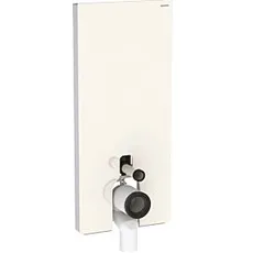 Bild Monolith Sanitärmodul für Stand-WC, 114cm, Glas sand-grau, aluminium