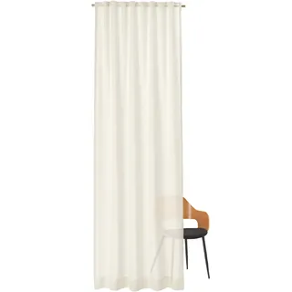 Schöner Wohnen Breeze verdeckte Schlaufen 125 x 250 cm Transparent/Weiß 1 Stk.