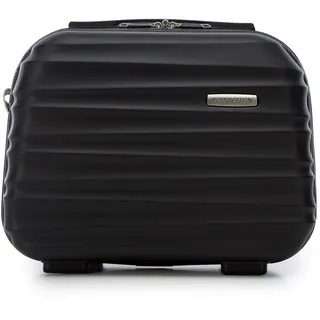 WITTCHEN Kosmetikkoffer schwarz ABS Hartschalen aus der Groove Line Kollektion