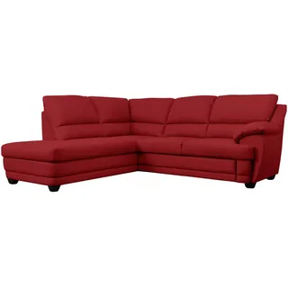 Livetastic Ecksofa , Rot , Textil , L-Form , 245x225 cm , Made in Eu , Wohnzimmer, Sofas & Couches, Wohnlandschaften, Ecksofas