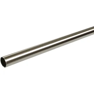 Gardinenstange LIEDECO Gr. 1, silber (edelstahlfarben), L:120cm Ø:16mm, Metall, Gardinenstangen, Gardinenstange