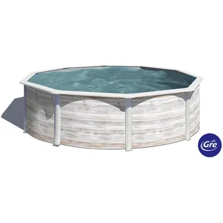 Gre Pool-Set , Weiß , Metall , 120 cm , Freizeit & Co, Pools & Wasserspaß, Pools, Stahlwandpools