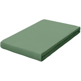 Pure Topper Baumwolle 120 x 200 - 130 x 220 cm green mid