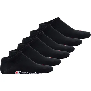 Champion Sneakersocken 6 Paar Schwarz 39-42