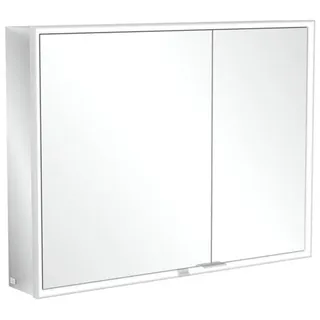 Villeroy & Boch My View Now Aufputz-Spiegelschrank, 2 Türen, mit integrierter Beleuchtung, mit Sensordimmer, 1000x750x168mm, A4551000