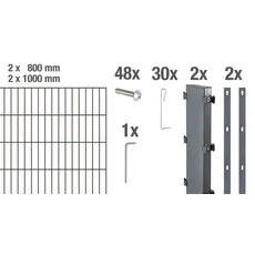 Bild Alberts Step2«, anthrazit, Höhe: 100 und 180cm, Breite: 2m, zum Aufschrauben