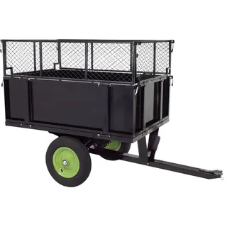 Rasentraktor Anhänger Kippanhänger 300 kg kippbar mit Kupplung
