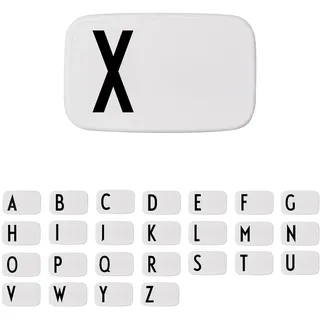 Design Letters Buchstaben Brotdose für Kinder, Erwachsene A-Z | Lunchbox BPA frei | Lunchbox Erwachsene | Personalisierte Geschenke | Ideal als Snackbox, Frühstücksbox, Brotbox Kinder, Brotdose Schule