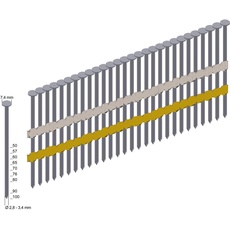 Bild von RK31/90BK Rundkopf-Streifennägel Typ RK 3000St.