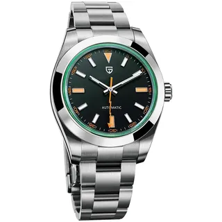 Pagani Design PD1733 Herren Automatik Uhren 40MM Herren Mechanische Armbanduhren Grün Saphirglas AR beschichtet Uhren NH35A Wasserdicht Uhren