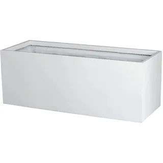 Vivanno Pflanzkübel Maxi 120 cm x 45 cm x 45 cm Weiß