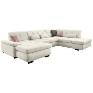 die planbar Ecksofa »MP-IN16012 L-Form«, mit Sitztiefenverstellung und Federkern-Polsterung beige