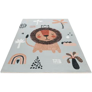 OBSESSION "My Greta 626", rechteckig 6 mm Höhe Spielteppich, bedruckt, Fuchs Motiv, waschbar, Kinderzimmer,