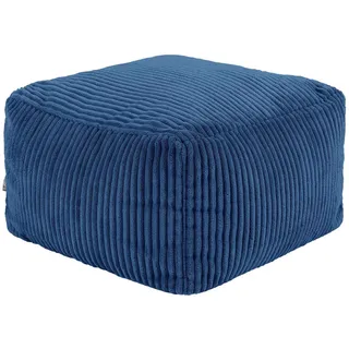 icon Sitzpouf Amara , Blau , Textil , Quadratisch , 42x24x42 cm , Hergestellt in Deutschland, Oeko-Tex® Standard 100, Reach , Wohnzimmer, Sessel, Hocker & Hockerbänke, Poufs