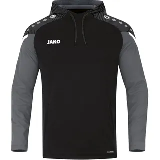 Jako Kinder Kapuzensweatshirt Performance, Schwarz/Anthra Light, 128