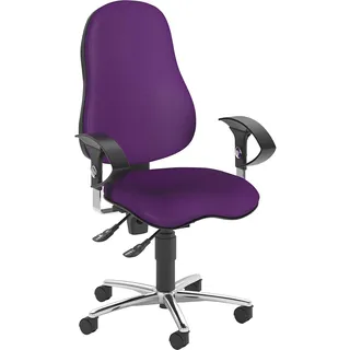 TOPSTAR | Bürostuhl SITNESS 10 | mit verstellbaren Armlehnen | lila