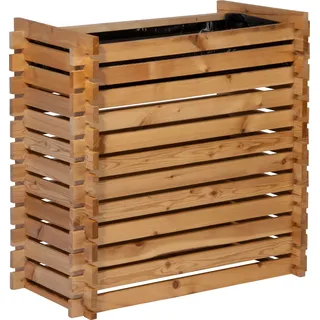Dobar Hochbeet Stecksystem Larix 79 x 39 x 79 cm Natur