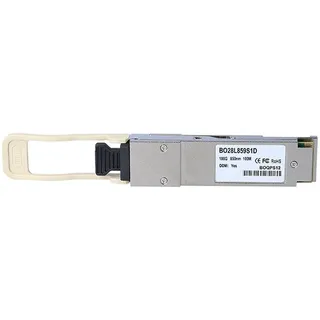 BlueOptics EFB MMA1B00-C100-BO NVIDIA MMA1B00-C100 kompatibler BlueOptics QSFP28 BO28L859S1D, Transceiver, Silber