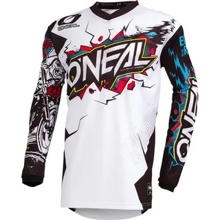 O'Neal Oneal Element Villain Jugend Motocross Jersey, weiß, S