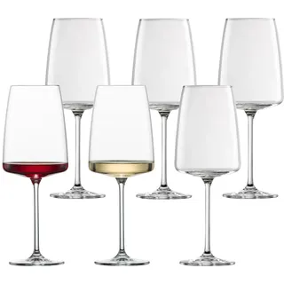 Zwiesel Glas Weinglas »Weingläser Vivid Senses 535 ml 6er Set transparent«, farblos