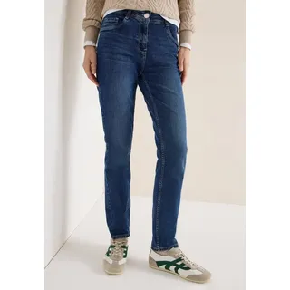 Cecil Jeans im slim fit mid Blue wash, 36,