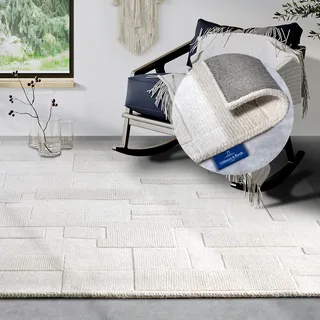 Villeroy & Boch Wilhelmine Wollteppich 120 x 170 cm Beige/Creme