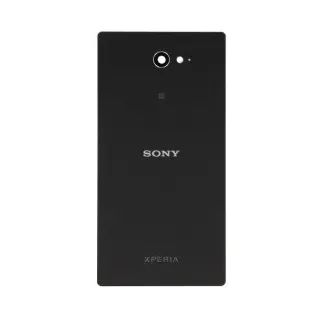 Original für Sony Xperia M2 Aqua Akkudeckel 78P7500002N Schwarz Rückseite