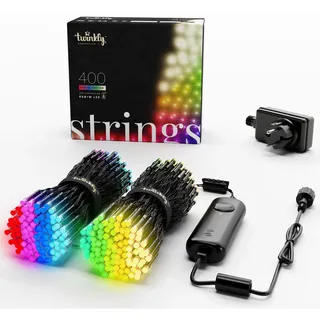 Twinkly STRINGS LED Lichterketten RGB, Weißtöne, Warmweiß