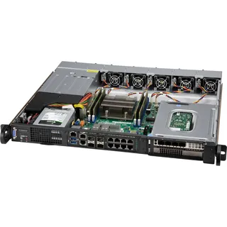 Supermicro CSE-515M-R804, Rack, Server, Schwarz, 1U, Ventilatorausfall, HDD, Netzwerk, Status, System, 80 PLUS Platinum Certified