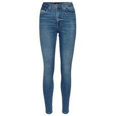 Bild Damen VMSOPHIA RI372 Skinny Jeans mit hoher Taille in blauer Waschung-XS-L30