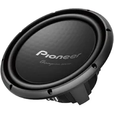 Pioneer TS-W32S4 30-cm-Gehäusesubwoofer der Champion-Serie (12“), 1.500 W MAX. 400 W Nennbelastbarkeit, Schwarz