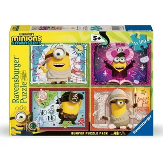 Minions 3 Puzzle 4x100 Stü ck