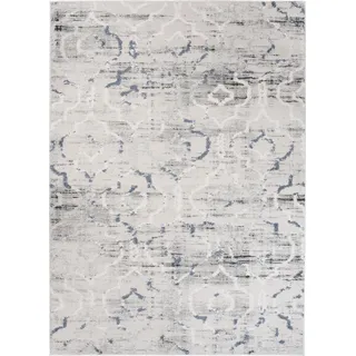 Creme Teppich Mazovia - Marokkanische Kleeblatt, Geometrische Teppich für Wohnzimmer, Schlafzimmer, Büro - 140 x 200 cm - Braun