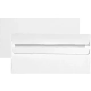 Dundee Briefumschläge DIN lang ohne Fenster weiß selbstklebend 25 St.