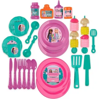 Cefa Toys Barbie Glamping-camping-und Grillkoffer Rosa Rosa One Size - Rosa