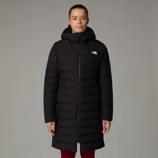 Steppmantel THE NORTH FACE "W ACONCAGUA PARKA", Damen, Gr. XS, schwarz (tnf schwarz), Steppware, Obermaterial: 100% Polyester. Wattierung: 50% Daunen, 50% Polyester, unifarben, Mäntel Steppmantel, mit Daunenfüllung, mit gefütterter Kapuze und Kordelzug, winddicht