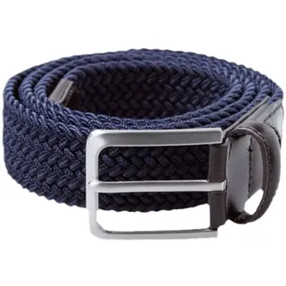 Brax Flechtgürtel Leder/Polyester/Elasthan Blau 110