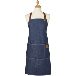 Cooksmart Küchenschürzen für Damen, 100% Baumwolle, Küchenschürze mit Taschen, modernes Design, Kochschürzen für Damen, geeignet für alle Arten von Küchen