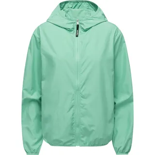 Ragwear Damen, Extraleichte Übergangsjacke Sommerjacke kurz mit Kapuze Vinzie C YOUMODO Turquoise Gr. XXL - XXL