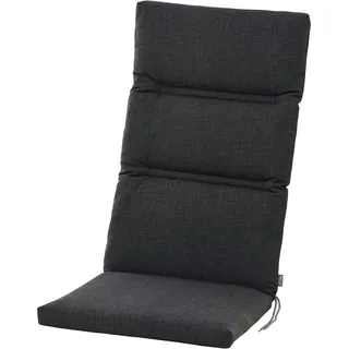 Siena Garden Sesselauflage Comfort Hochlehner 120 x 48 x 7 cm Anthrazit