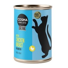 6x100g Piept de pui Drink Cosma Hrană umedă pisici