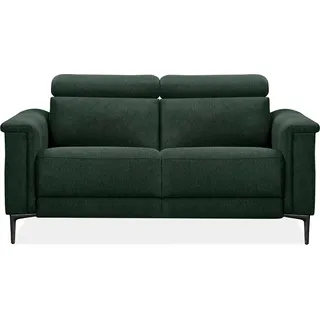 otto home Home »Lund, mit Relaxfunktion und Kopfteilverstellung« manuell od. elektrisch (m.USB-C), Echtleder, Kunstleder, Webstoff, grün