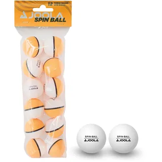 Joola 42185 Unisex – Erwachsene TT-Ball Spinball Tischtennisbälle, Mehrfarbig, One-Size