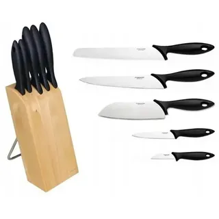 Fiskars Essentielles Messerset 5 Einheiten - Black - One Size
